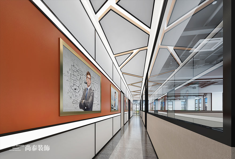 深圳龍華觀瀾銀星智界新材料公司辦公室裝修設(shè)計(jì)