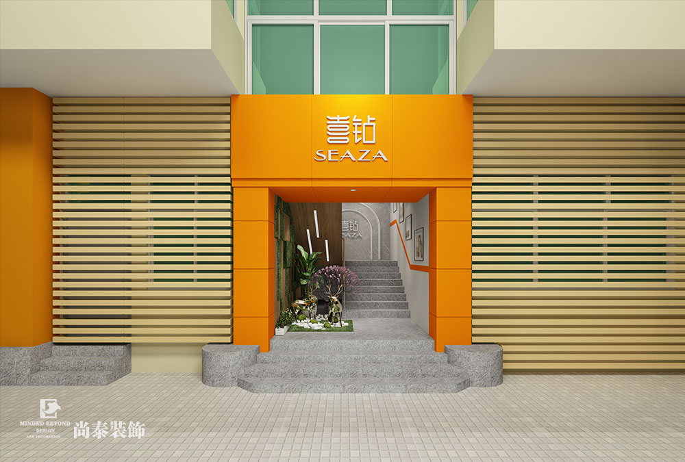 深圳羅湖科技大廈珠寶展廳辦公室設(shè)計(jì)裝修