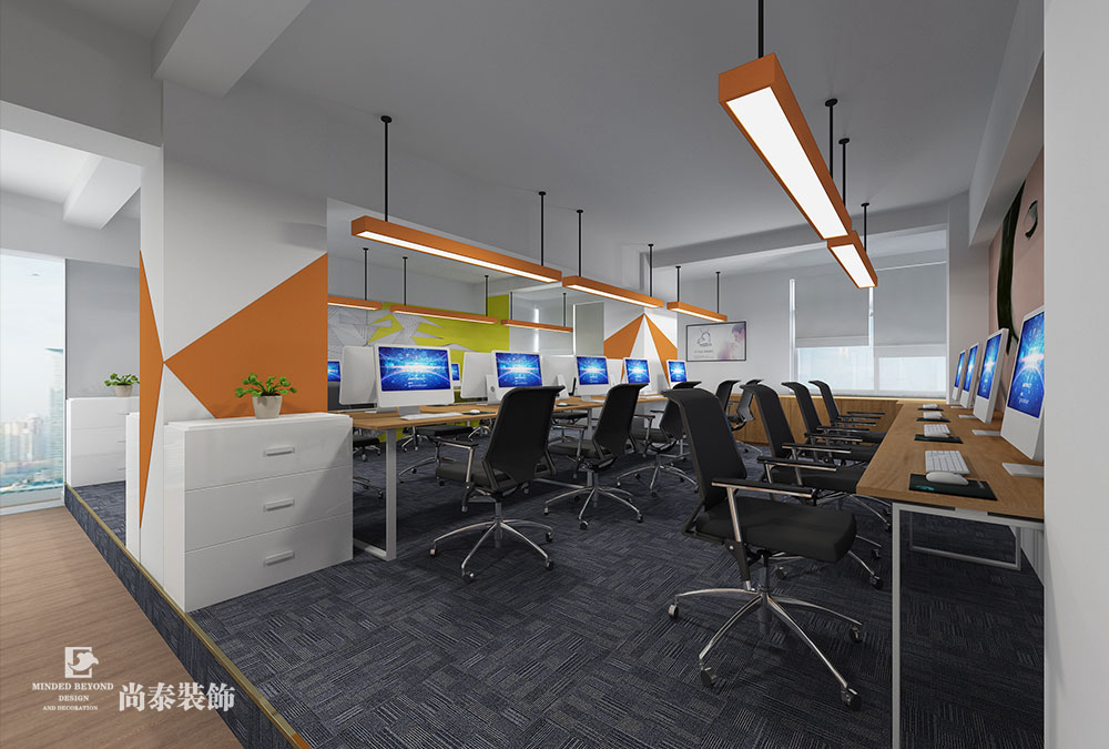 深圳羅湖科技大廈珠寶展廳辦公室設(shè)計(jì)裝修