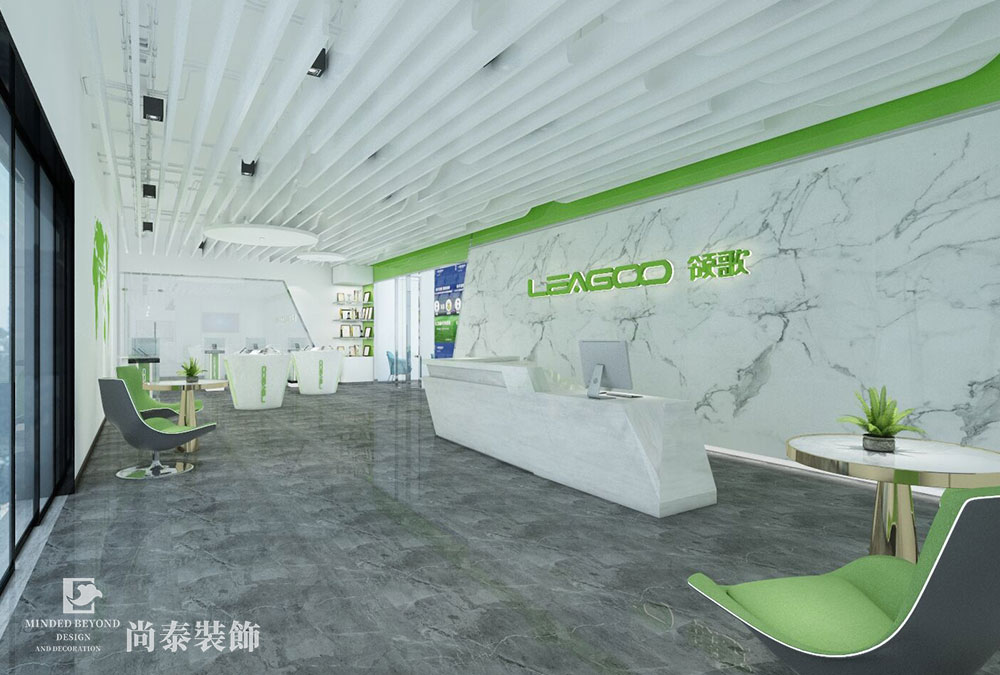 深圳寶安前海人壽大廈科技公司辦公室裝修設計