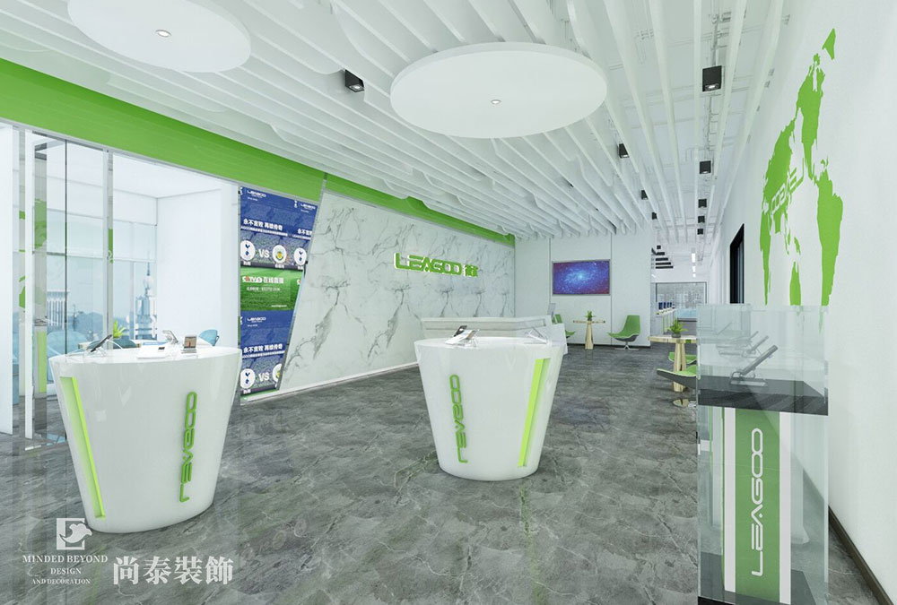 深圳寶安前海人壽大廈科技公司辦公室裝修設計