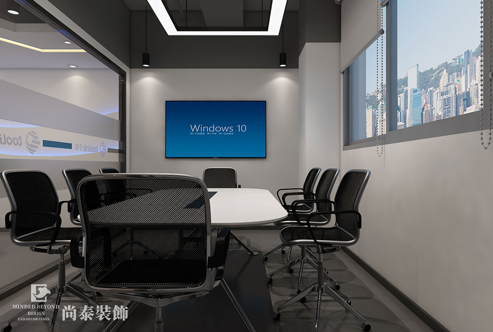 深圳寶安固戍醫(yī)療器材科公司辦公室展廳裝修設計