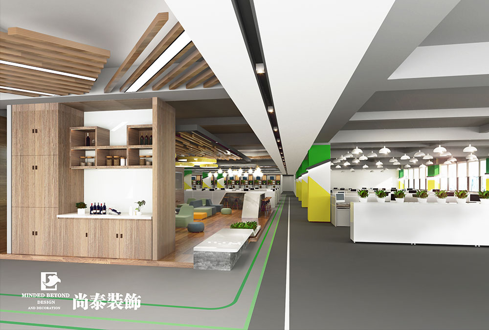 深圳光明環(huán)球工業(yè)區(qū)電池電子公司空間裝修設計