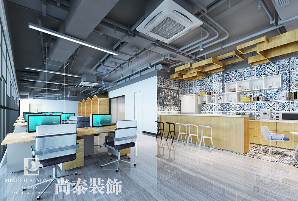 深圳光明華強(qiáng)創(chuàng)意園包裝制品公司裝修設(shè)計效果圖