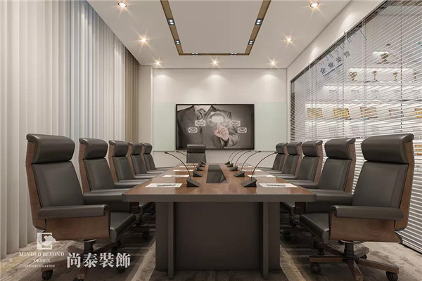 電氣公司辦公室會(huì)議室裝修效果圖