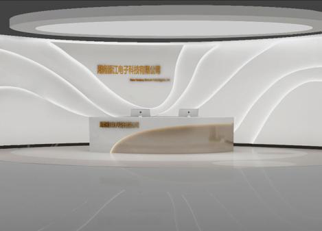 湖南永州市400平簡(jiǎn)約電子科技公司辦公室設(shè)計(jì)