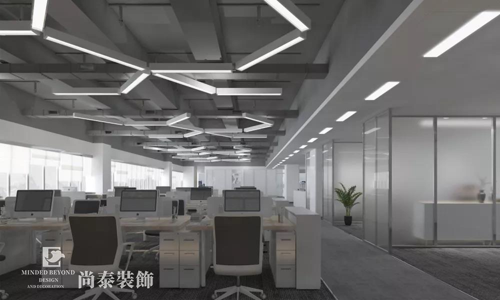 it辦公室公共辦公區(qū)裝修效果圖