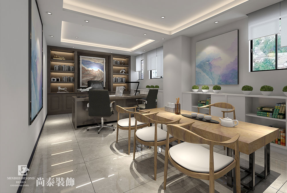 東莞清溪啟童家具辦公室裝修設(shè)計(jì)效果圖