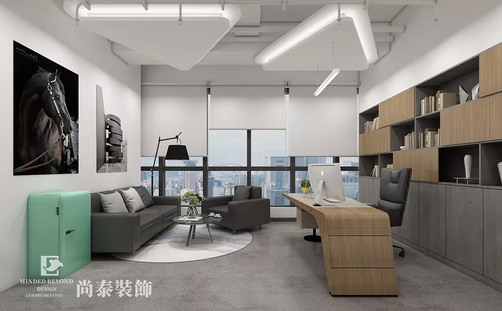 公司總經(jīng)理辦公室裝修效果圖