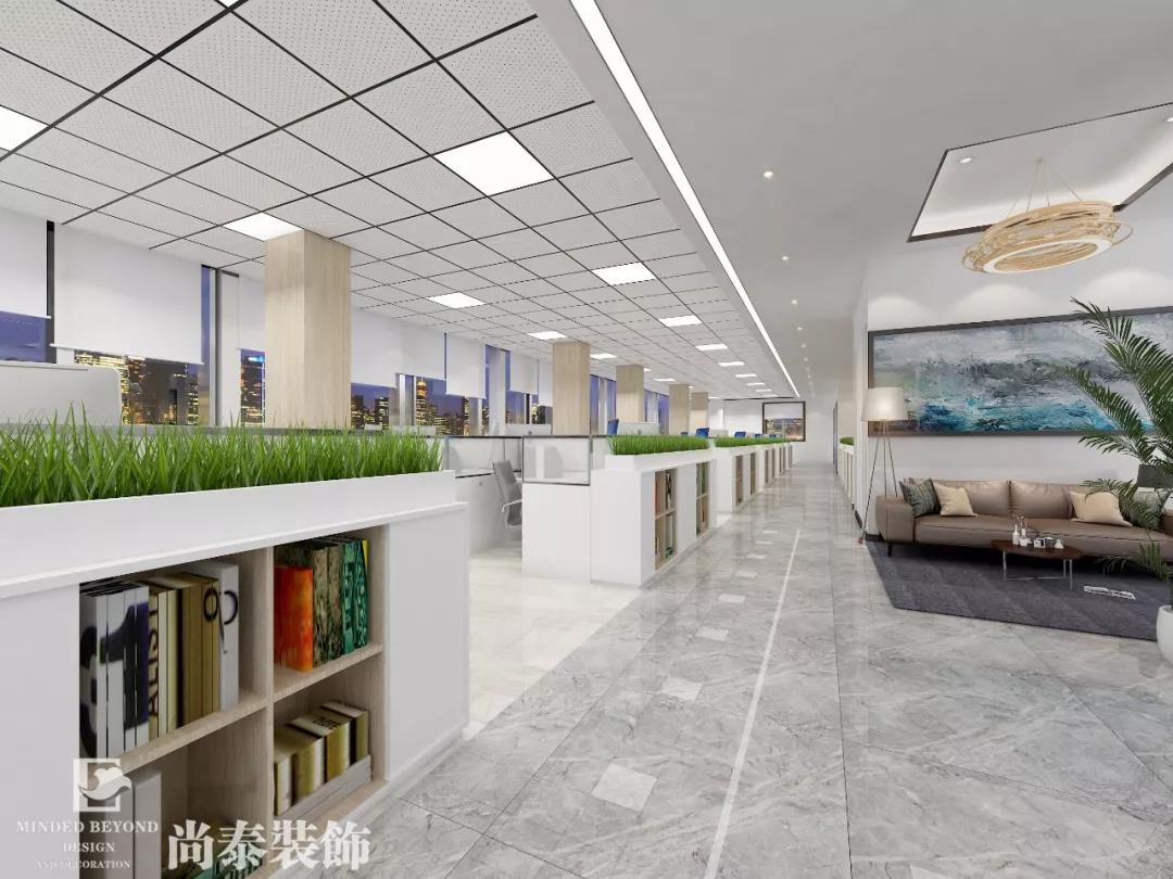 高端中式辦公室休閑區(qū)裝修效果圖