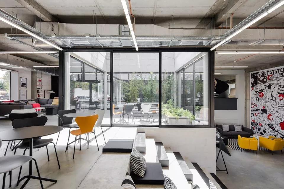 中性酷女孩型辦公室裝修效果圖