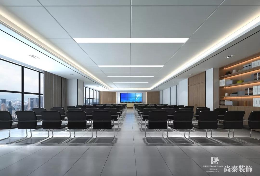 高科技公司多功能辦公室裝修設(shè)計(jì)效果圖