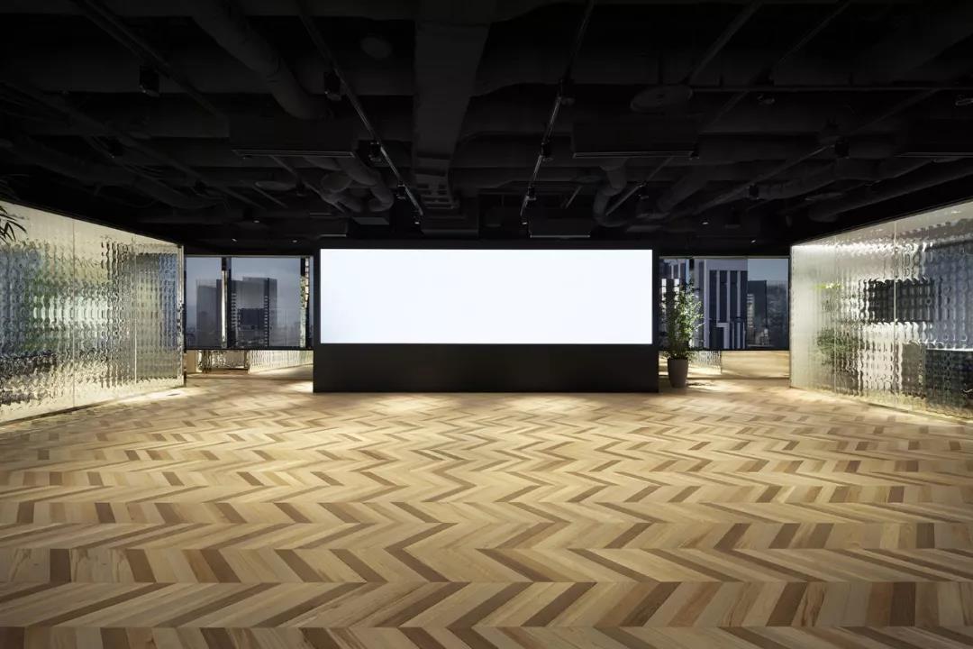 辦公室“代碼”隔斷裝修效果圖