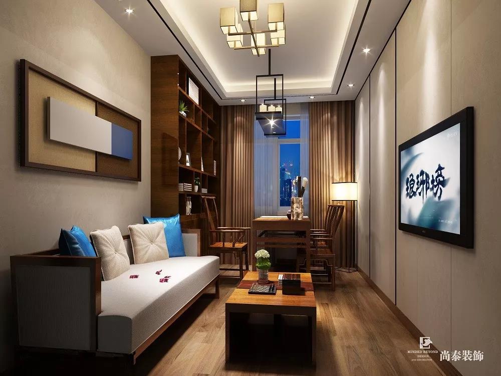 書房辦公區(qū)效果圖