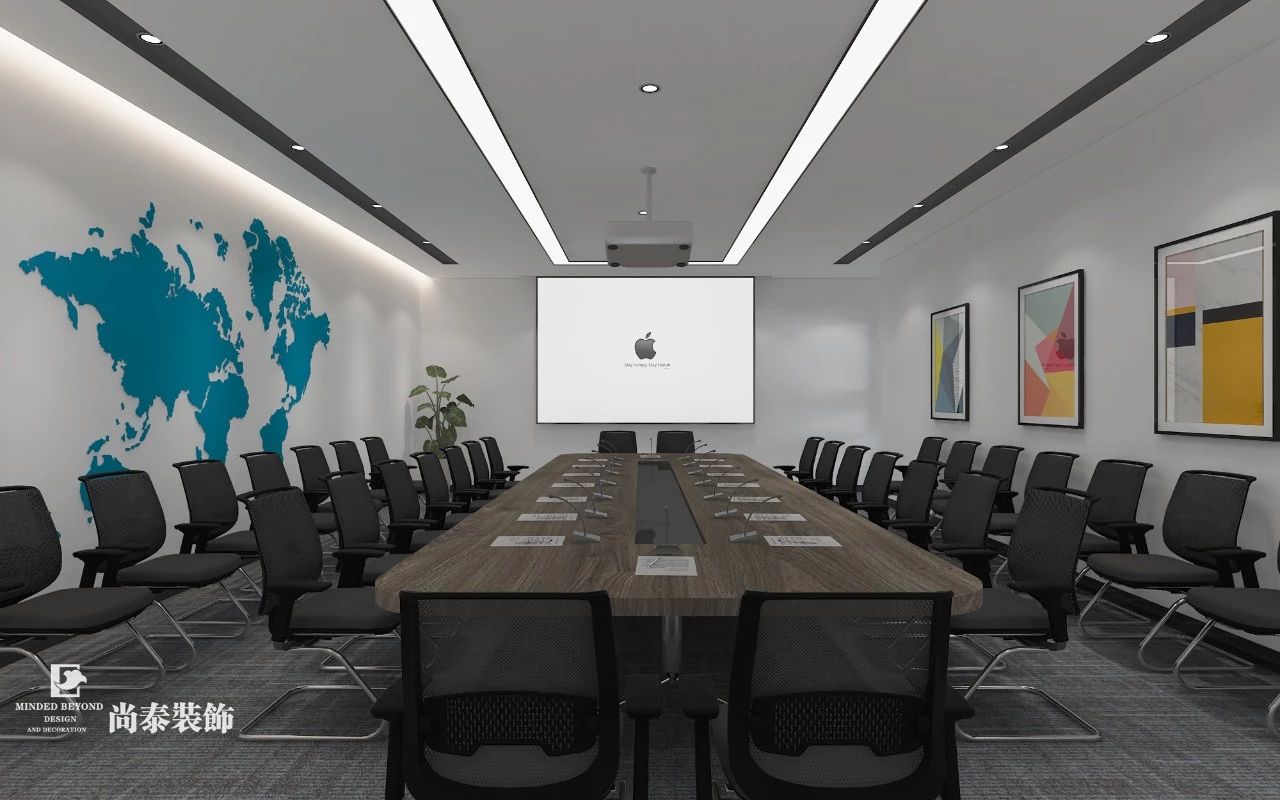 辦公室會議室裝修設(shè)計圖