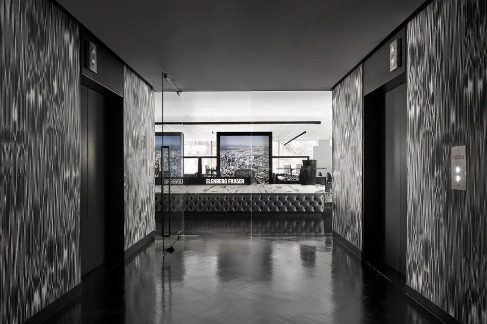 黑白辦公室設(shè)計(jì)效果圖