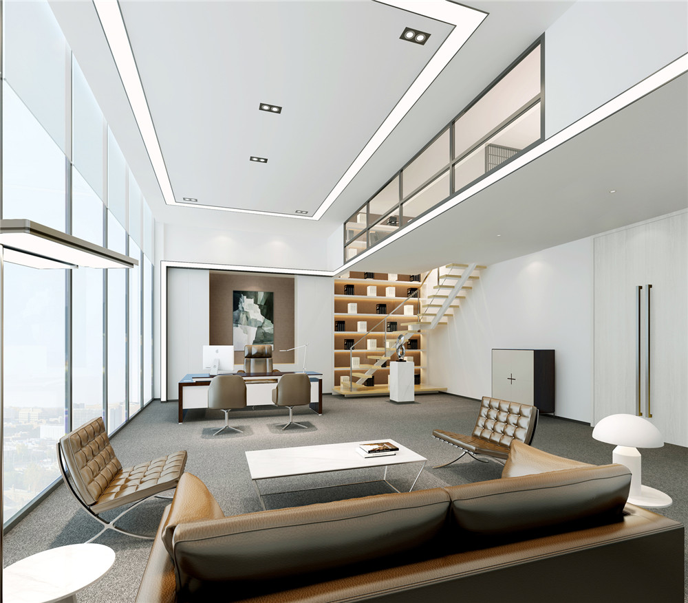 躍層辦公室裝修效果圖