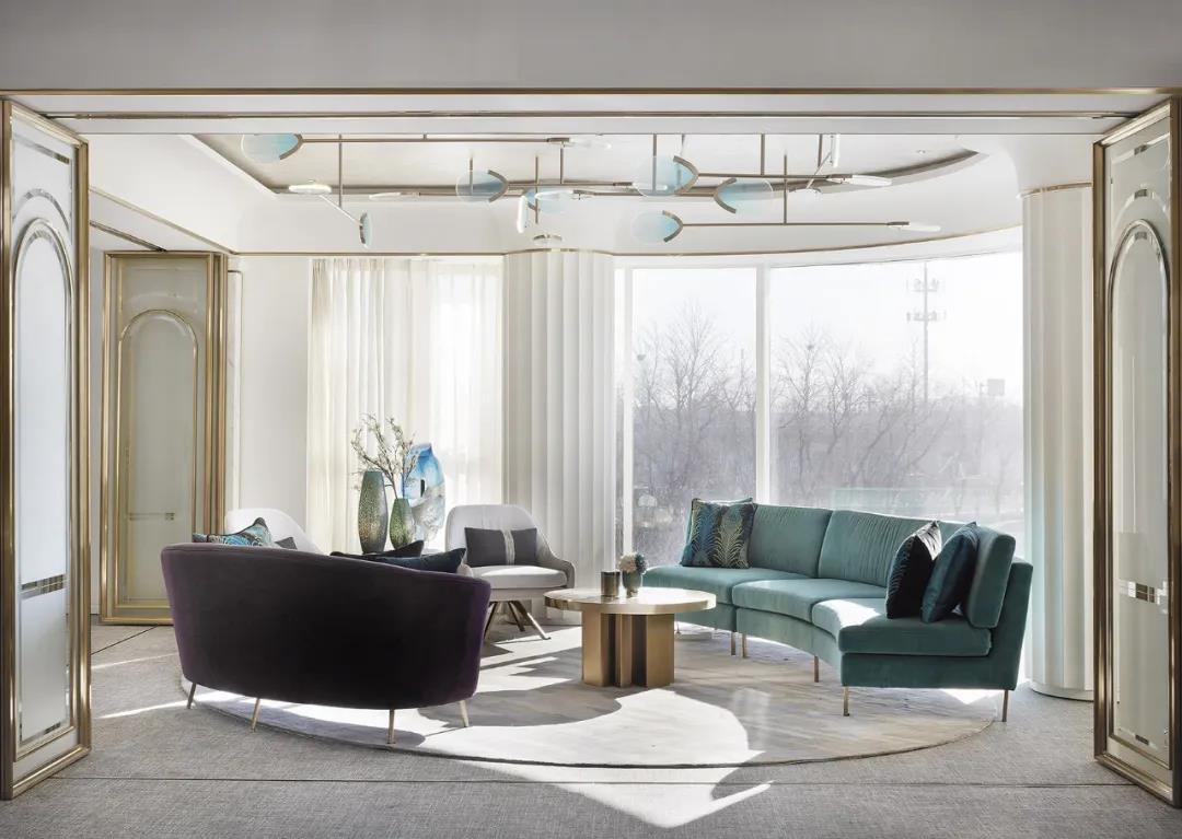 簡歐風格辦公室裝修設(shè)計效果圖