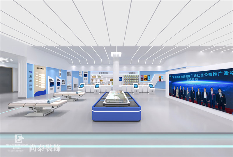 企業(yè)展廳設計效果圖