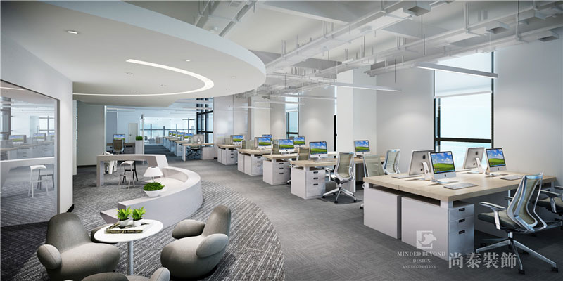 簡(jiǎn)約風(fēng)格辦公室裝修效果圖