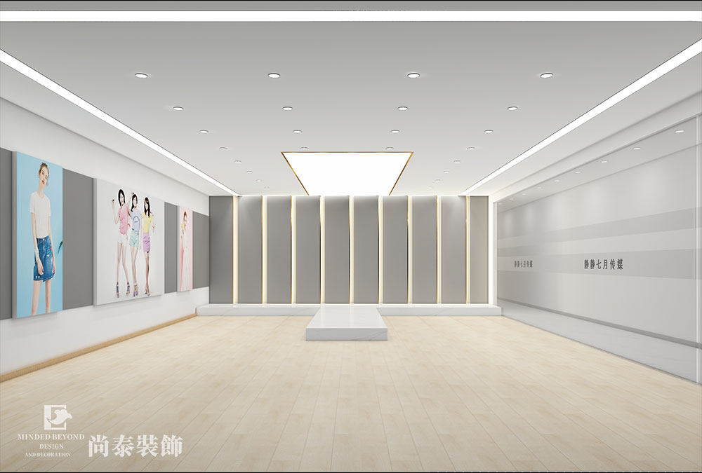 深圳龍崗平湖康利城電商直播公司辦公室設(shè)計(jì)效果圖