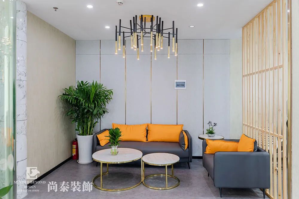 文化公司辦公室接待區(qū)裝修圖片