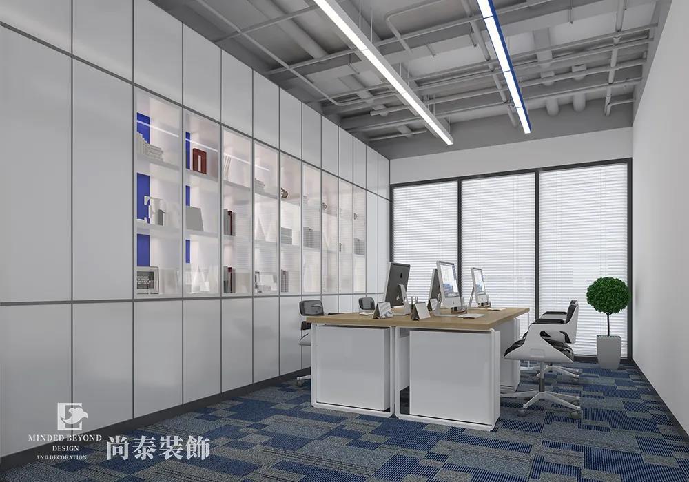 科技公司財(cái)務(wù)室裝修效果圖