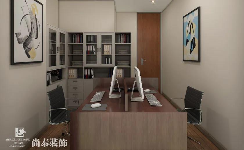 200㎡新中式辦公室財(cái)務(wù)室設(shè)計(jì)效果圖