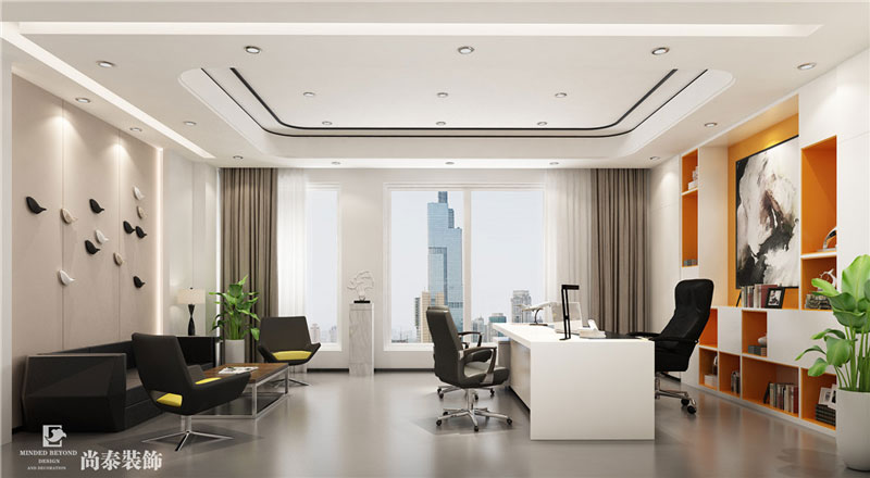 董事長(zhǎng)辦公室裝修設(shè)計(jì)效果圖
