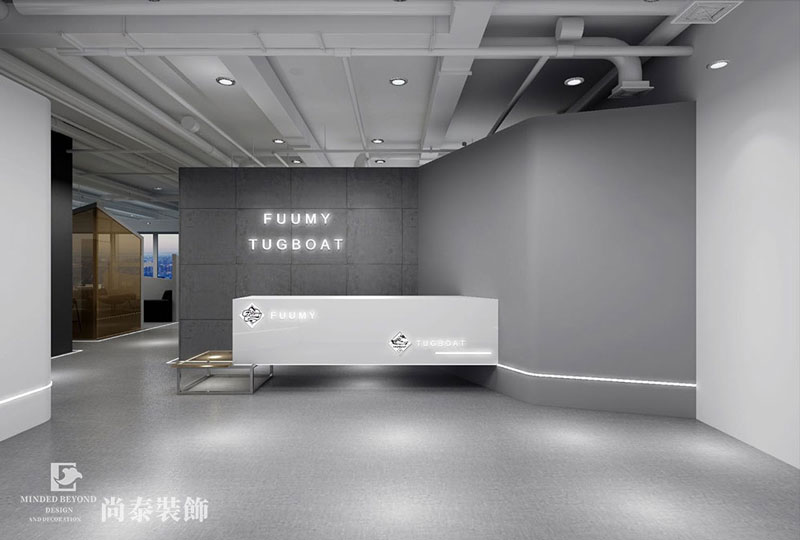 極簡工業(yè)風辦公室裝修效果圖