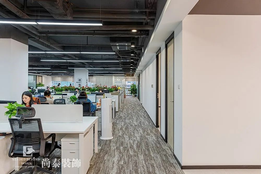 電子產品公司辦公室辦公空間裝修實景圖