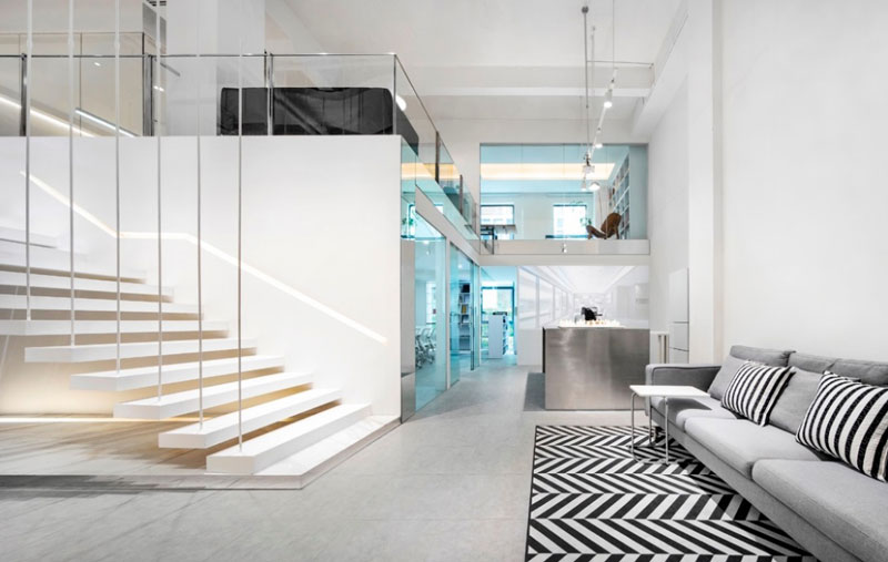 躍層辦公室裝修圖片