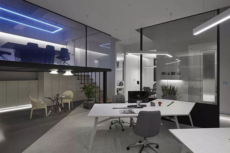 辦公室玻璃隔斷圖片