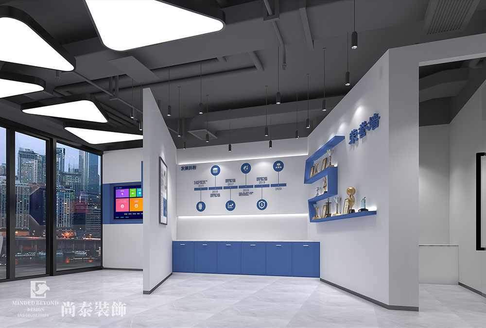 深圳寶安沙井精密儀器公司辦公空間設(shè)計效果圖
