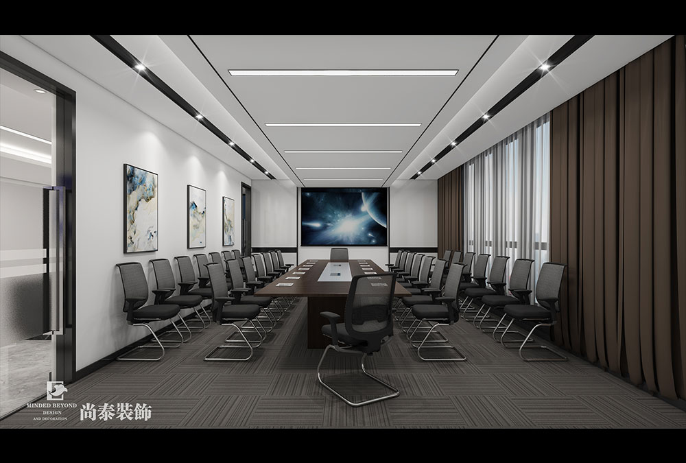 深圳福田漢國中心350平米生物科技辦公室裝修設(shè)計