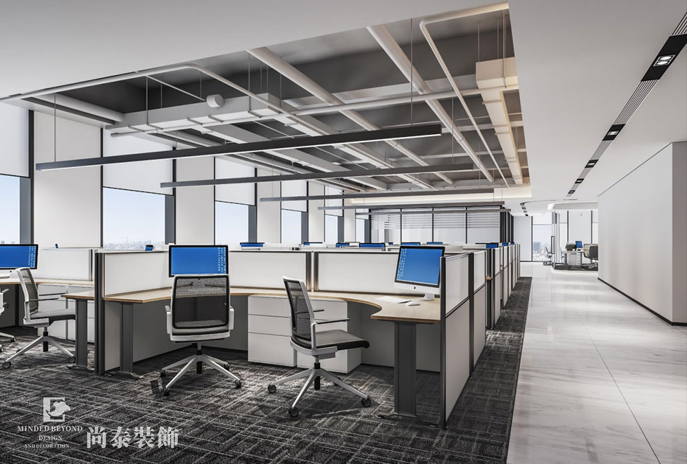 深圳光明招商局科技園環(huán)境公司辦公室裝修設(shè)計(jì)