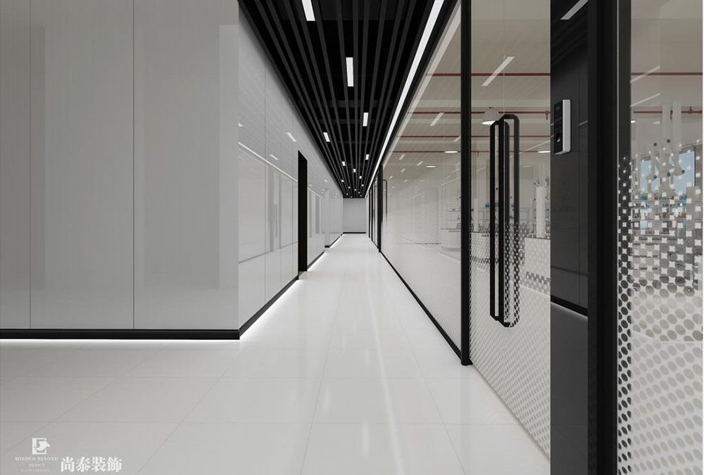 深圳南山西麗塘朗城6500平米聲學(xué)公司辦公室裝修設(shè)計(jì)效果圖