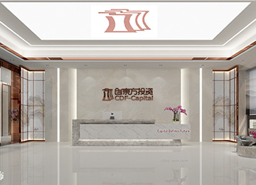 深圳南山金融大廈投資公司辦公室裝修設(shè)計(jì)效果圖