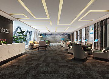 深圳南山創(chuàng)業(yè)投資大廈金融公司辦公室裝修效果圖