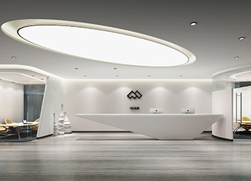 深圳前海大族創(chuàng)新大廈金融公司辦公室裝修效果圖