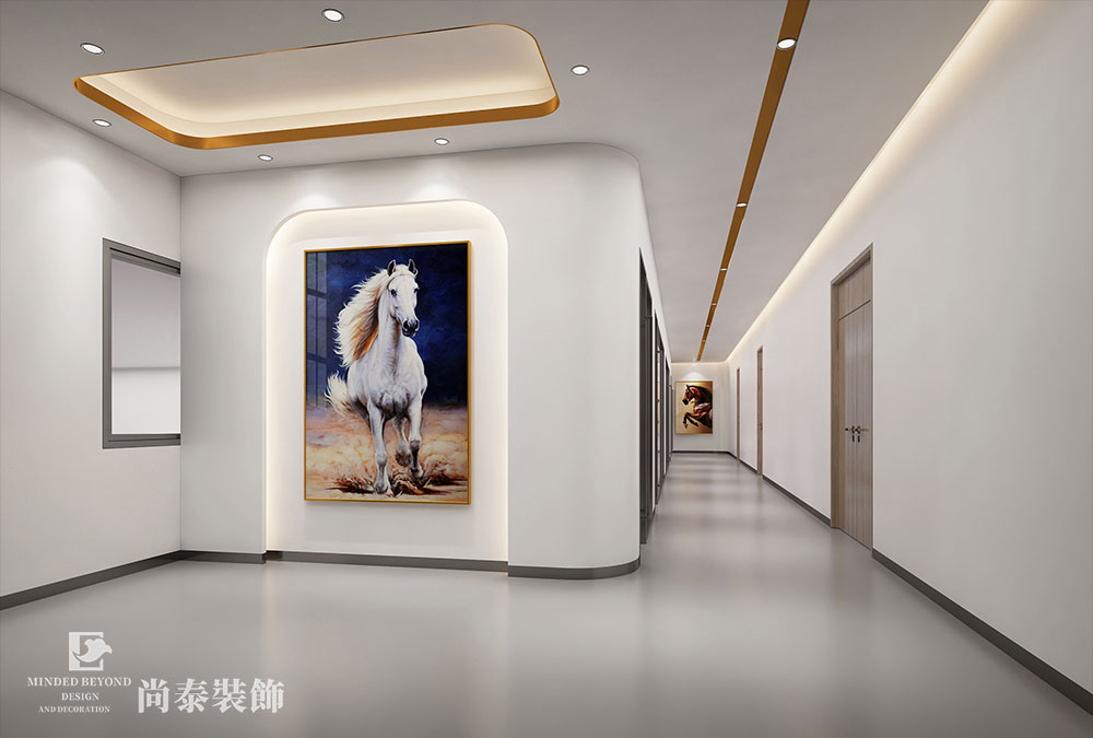 深圳龍華永達(dá)工業(yè)園精密公司辦公室設(shè)計(jì)效果圖