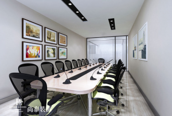 時(shí)尚裸設(shè)計(jì)無限延伸 玻璃、層板展示收納創(chuàng)造簡約現(xiàn)代工作室 