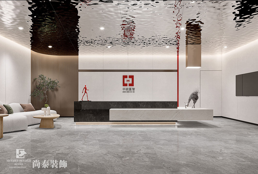 寫字樓裝修:深圳羅湖智豐大廈1700平米管理咨詢公司辦公室設(shè)計