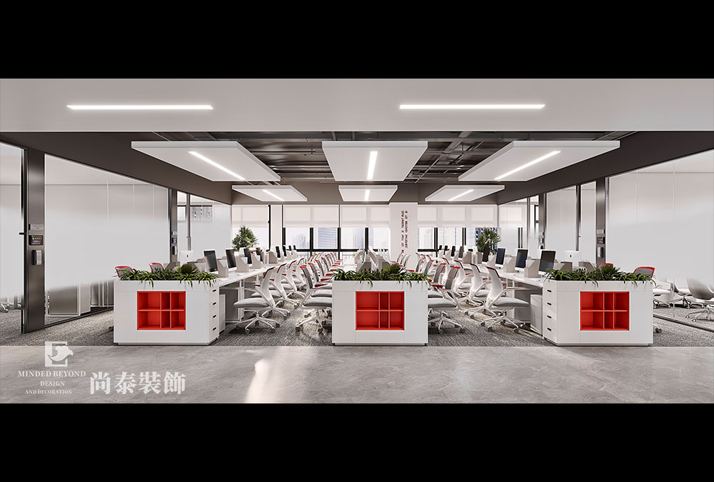 寫字樓裝修:深圳羅湖智豐大廈1700平米管理咨詢公司辦公室設(shè)計