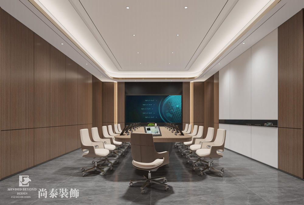 東莞鳳崗天安深創(chuàng)谷1400平米激光公司廠(chǎng)房辦公室設(shè)計(jì)裝修