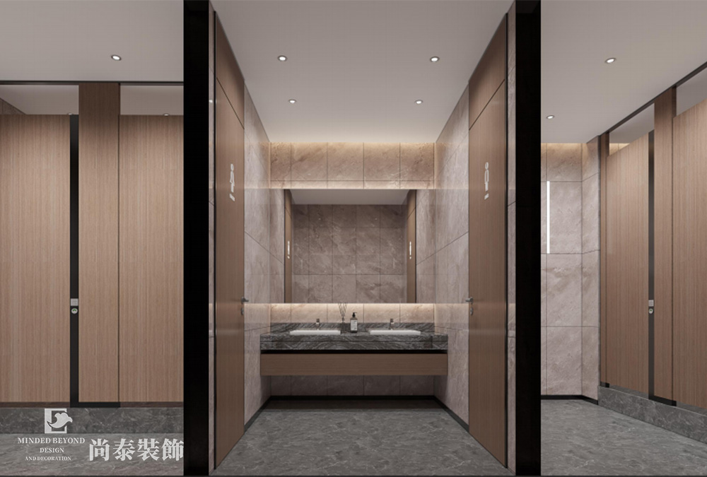 東莞鳳崗天安深創(chuàng)谷1400平米激光公司廠(chǎng)房辦公室設(shè)計(jì)裝修