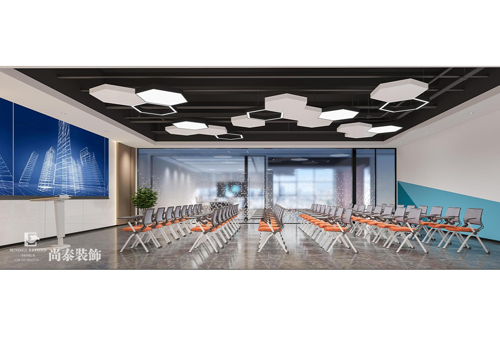 東莞天安深創(chuàng)谷3800平米廠房辦公室裝修設(shè)計(jì)案例