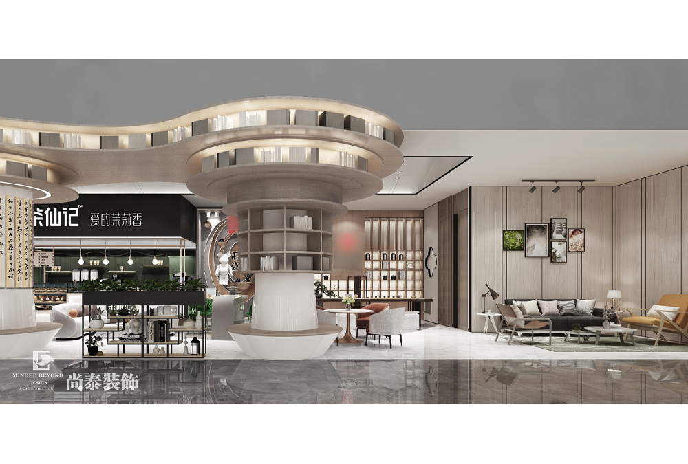 共享辦公室設(shè)計(jì)：惠州2000平米辦公樓共享辦公室裝修設(shè)計(jì)案例