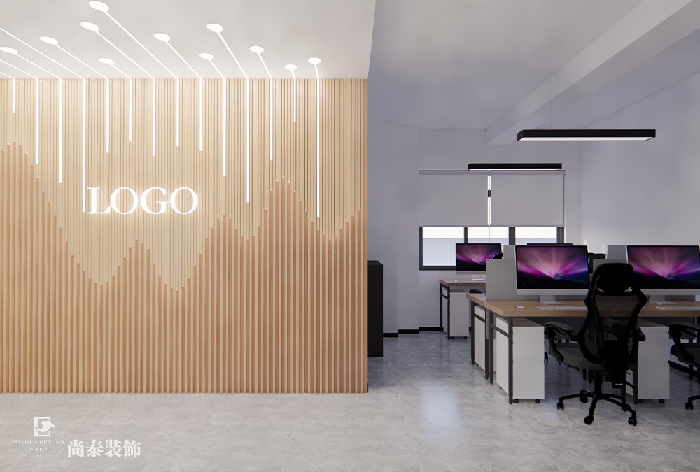 共享辦公室設(shè)計(jì)：惠州2000平米辦公樓共享辦公室裝修設(shè)計(jì)案例