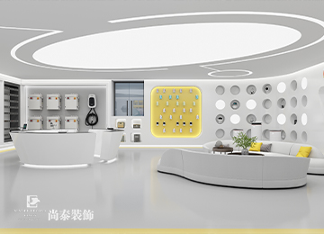 科技展廳設(shè)計:200平米現(xiàn)代科技風(fēng)展廳裝修設(shè)計案例